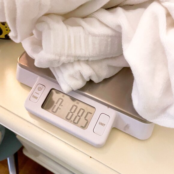 Hanna Andersson White Terrycloth Swim Coverup, Size 10 - Picture 4 of 4